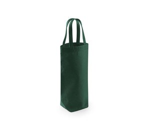 Westford mill WM620 - 100% Cotton Bottle Bag Bottle Green