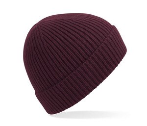 BEECHFIELD BF380 - Ribbed knitted hat Burgundy