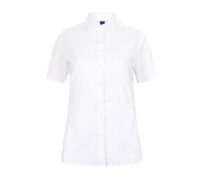 HENBURY HY538 - LADIES SHORT SLEEVED STRETCH SHIRT