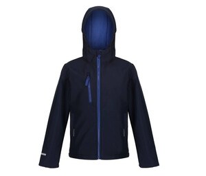 REGATTA RGA735 - Kids' Softshell jacket Navy / New Royal