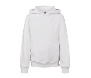 BUILD YOUR BRAND BY117 - BASIC KIDS HOODY White