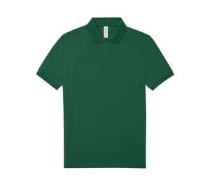 B&C BCU424 - Short-sleeved fine piqué poloshirt Ivy Green