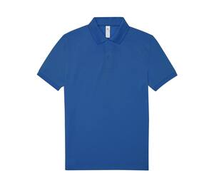 B&C BCU424 - Short-sleeved fine piqué poloshirt Royal Blue
