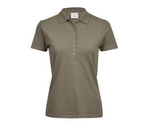 Tee Jays TJ145 - Womens luxury stretch polo Clay