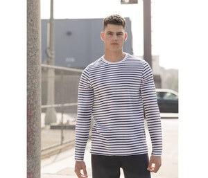 SF Men SF204 - Unisex Long Sleeved Striped T